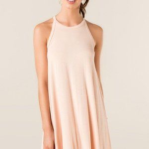 Francesca’s Soft Pink Shift Dress